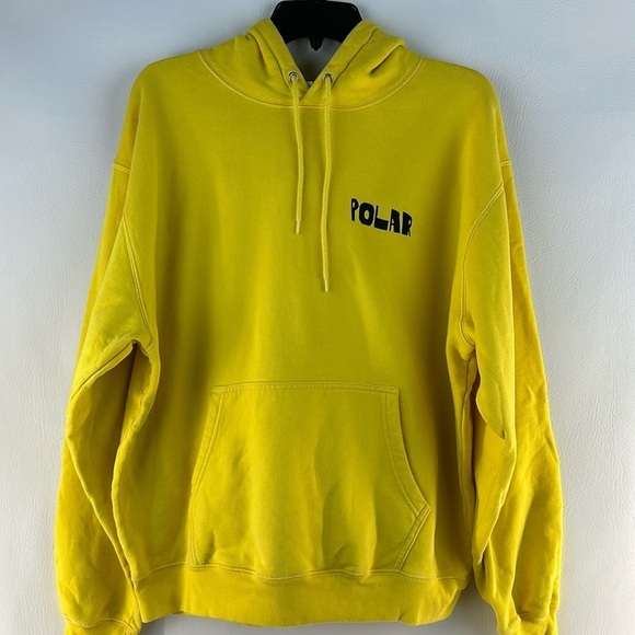Polar Skate Co Other - Polar Skate Co. “Trippin” Yellow Graphic Hoodie